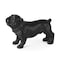 Homeroots 8" Black Polyresin Dog Tabletop Sculpture 392392 - alternate 2