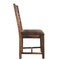 Homeroots Set of Two Brown Upholstered Seat Ladder Back Dining Side Chairs 522050 - alternate 2