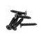 Prime-Line Door and Gate, Slide Barrel Bolt Latch 3 inch with Screws, Matte Black (Single Pack) U 117558 - alternate 2