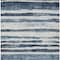 Homeroots 10' X 14' Denim Blue And Gray Striped Washable Indoor Outdoor Area Rug 605902 - alternate 2