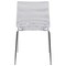 Leisuremod Astor Water Ripple Design Dining Chair, Clear, 2PK AC20CL2 - alternate 2