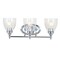 Jonathan Y Marais 22.5" 3-Light Metal/Glass LED Vanity, Chrome JYL7470B - alternate 1