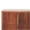 Homeroots 22" Brown Solid Wood Two Drawer Nightstand 701723 - alternate 2