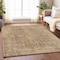Homeroots 3' X 5' Brown And Beige Abstract Washable Indoor Outdoor Area Rug 616598 - alternate 2