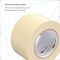 3M Masking Tape, 72 mm W x 55 m L, 5.2 mil Thick, Tan, Rubber Adhesive, 12 PK 2307 - alternate 2