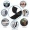 Grizzly Supply Adhesive Hook and Loop Strip, 4 in L, 1 in W, Hook and Loop Connection, Black, 6PK GS-HLAS4x1-0 - alternate 2