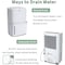 Edendirect Dehumidifier, 12.71 Pints, White, 10.47 in, 115 V IR-UDZ1150P - alternate 2