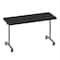 Correll Rectangle Premium Sit To Stand HPL Flip Top Table, 60 in W, 28 in to 38 in H, Particleboard Top FTS2460-07-14-09 - alternate 1