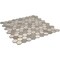 Daltile Uptown Glass 1in Hexagon Mosaic, 16.92 SQFT Per Carton, 18PK UP181HEXMS1P - alternate 2