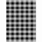 Homeroots 9' X 12' Black Gray And Ivory Plaid Washable Indoor Outdoor Area Rug 595467 - alternate 2