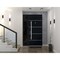 Vdomdoors Steel Door Deux 6083 Black Enamel Sidelight Exterior Window Sidelite Stainless Inserts Entry Door P DEUX6083EXD-BLK-W36+12 x H80-LH-I - alternate 2