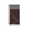 Homeroots Brown Modern Grid Shower Curtain and Liner Set 399757 - alternate 2