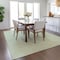 Homeroots 3' X 5' Mint Green And Ivory Geometric Washable Indoor Outdoor Area Rug 602425 - alternate 3