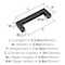 Amerock Monument 3 inch (76mm) Center-to-Center Oil-Rubbed Bronze Cabinet Pull, 10PK 10VMP36578ORB - alternate 2