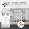 Vevor 5-Branch Radiant Heat Manifold 1/2 in PEX Tubing Floor Heating Manifold Set 7012-25-05-00-NPT - alternate 2