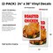 Signmission Roasted Chicken, Vinyl Decals Only 24 Inch x 36 Inch, Vinyl Decal, 2PK DSB-2436-2PACK-Roasted Chicken - alternate 2