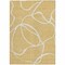 Homeroots 3' X 5' Gold And Ivory Abstract Washable Indoor Outdoor Area Rug 597475 - alternate 2