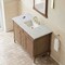 James Martin Vanities Kinnsden 48" Sgl Vanity, Weathered Oak, 3 CM Ethereal Noctis Silestone Top, FreePower Wireless Charger D680-V48-WTO-FENC - alternate 2