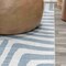 Jonathan Y Maze Abstract Two-Tone Low-Pile Machine-Washable Blue/Cream 2 ft. x 8 ft. Runner Rug WSH309A-28 - alternate 3