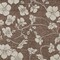 Homeroots 9' X 12' Brown And Beige Floral Washable Indoor Outdoor Area Rug 599872 - alternate 2