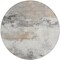 Homeroots 8' Ivory And Gray Round Abstract Washable Indoor Outdoor Area Rug 617736 - alternate 3