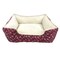Petedge Slumber Pet Cuddler Bed, 20 in L, 16 in W, Arrow Pattern, Polyester Fill, Sherpa Cover, Red ZA2227 19 83 - alternate 1