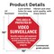 Signmission This Area Is Protected by Video Sur, 10 Inch X 10 Inch, Plastic Sign OC-P-10-330 - alternate 2