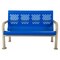 Jamestown Advanced Products 6' Perforated Bench, Powder Coated, Pad Mount BPERF-6-PER-S-----PC-PC - alternate 1
