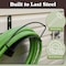 Pure Garden Wall Mount Garden Hose Holder for 100 ft Hose, Steel Outdoor Hanger Black 50-LG409 - alternate 2