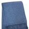 Homeroots 50" X 67" Denim Blue Cotton Blend Woven Throw Blanket with Fringe 632909 - alternate 4