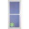 Larson Easy Vent 146 Series 36'' Wx81'' Hx1-7/8'' Thick Wht Full View Aluminum Storm Door 14604032E - alternate 2