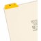 Smead Filing Guides with Alphabetic Indexing, Manila, 25PK SMD50180 - alternate 2