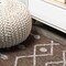 Jonathan Y Nokat Tribal Bohemian Brown/Beige 2 ft. x 10 ft. Indoor/Outdoor Runner Rug SMB131B-210 - alternate 3