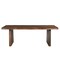 Homeroots 86" Dark Brown Solid Wood Dining Table 521833 - alternate 1