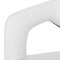 Leisuremod Entice Modern Leather Dining Chair with Iron Legs Open-Back Design in White, 4PK EC60W-4 - alternate 2
