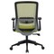 Leisuremod Ingram Office Task Chair with Adjustable Armrests and Swivel and Tilt, Green/Green IO20G-C - alternate 2