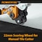 Powertec Extreme Tungsten Carbide Scoring Wheel w/ Black Titanium Coating 22mm Tile Cutting Wheel w/ Screw 72090N - alternate 3