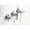 Kingston Brass Triple-Handle Tub and Shower Faucet with Knurled Handle, Polished Chrome KBX8131KNL - alternate 2