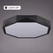 Vaxcel Diversey 15.75-In. LED Flush Mount Ceiling Light, Textured Black, Frosted White Shade C0364 - alternate 2