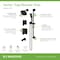 Symmons Verity HydroMersion Double Handle Tub and Shower Trim Kit with Hand Spray (Valve Not Included) 4996MB15TRM - alternate 2