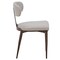 Leisuremod Dilenny Faux Leather Dining Chair - Modern Padded Side Chair with Steel Legs DC49LGR - alternate 2
