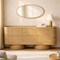 Manhattan Comfort Solis 72 in Solid Wood Sideboard in Natural (3-Door) SB1793-1 - alternate 1