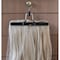 Nahanco 10in Black Non Slip Metal Skirt/Pant Hanger w/ Rubberized Clamp, 50PK CP200 - alternate 2