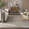 Homeroots 8' X 10' Gray And Ivory Geometric Indoor Outdoor Area Rug 556325 - alternate 2