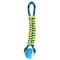 Pet Park Blvd Dog Toy, Twisted Tug with Tennis Ball Toy, Paracord, Blue US2048 19 - alternate 1