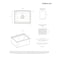 Whitehaus Collection Whitehaus 24 in  Reversible Single Bowl Workstation Fireclay Sink Set with a Smooth Front Apron WHLW2419 - alternate 2