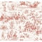 York Wallcoverings Seasons Toile Scarlet Wallpaper GR5925 - alternate 1
