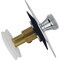 Keeney Mfg 5/16'' or 3/8'' Bathtub Drain Stopper with Polished Chrome Finish K826-36PC - alternate 2