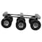 Mytee Products 40 inx22 in 6 Wheel All Terrain Dolly 1,200 lbs WLL w/ 10 in Casters Mover MD-PC4022 - alternate 2