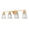 Z-Lite Andree Modern Gold 4 Light Vanity 1960-4V-MGLD - alternate 1